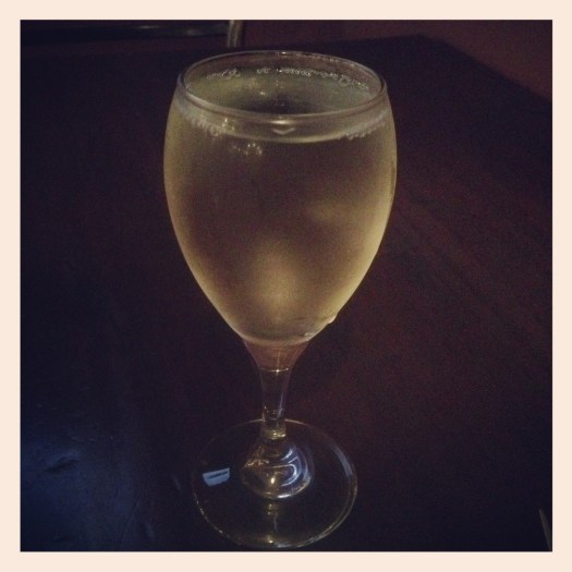 a glass of wine Bankstown sports club style